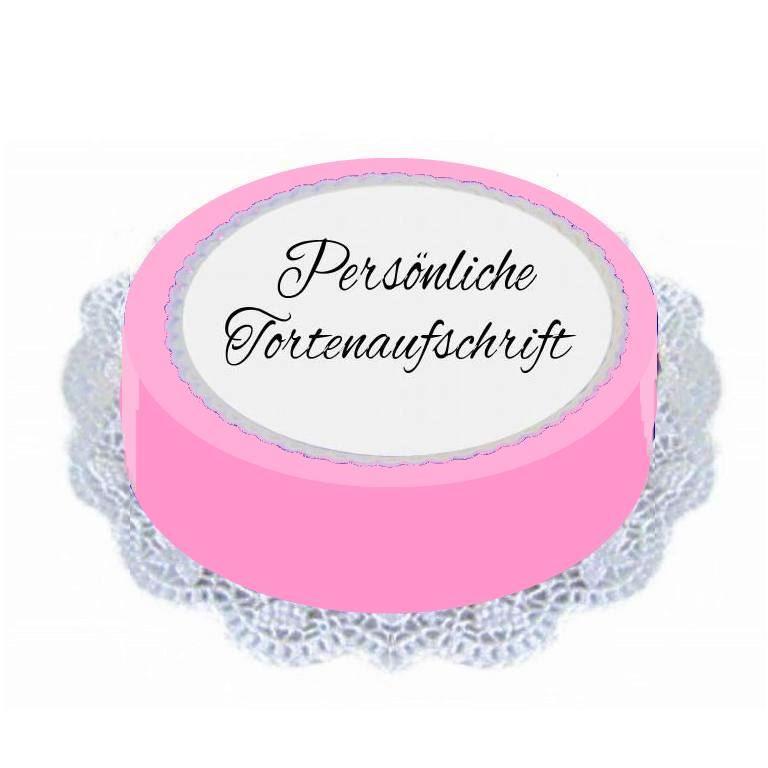 aufschrift-sacher-torte- rosa  eingedeckt-massa